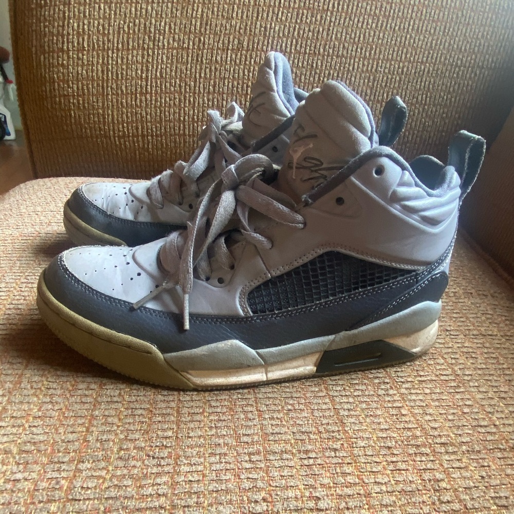 Nike Air Jordan flight Grey Wolf Basketball Sneakers